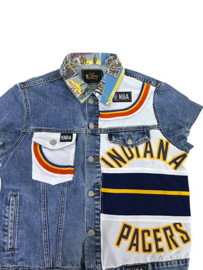 SCYTHE Denim Vest - INDIANA PACERS
