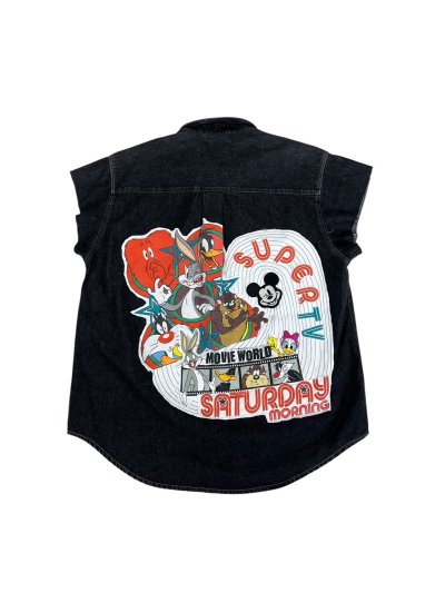 VIPER Sleeveless Denim Shirt - Rugrats