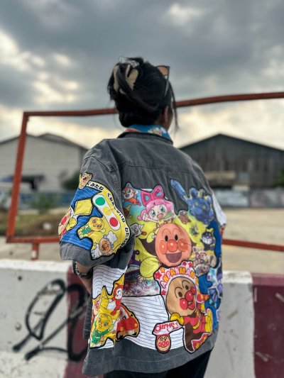 KATANA Boxy Crop Shirt - Anpan Man