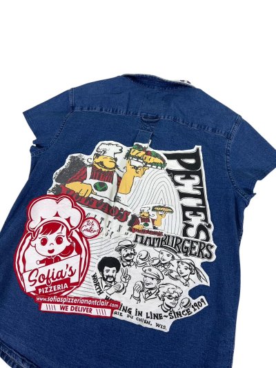 VIPER Sleeveless Denim Shirt - HAPPY DAY