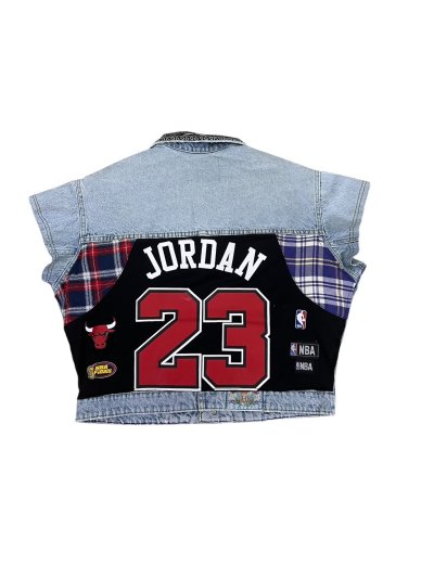 SCYTHE Denim Vest - BULLS