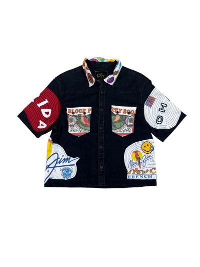 KATANA Boxy Crop Shirt - Florida : Block Party