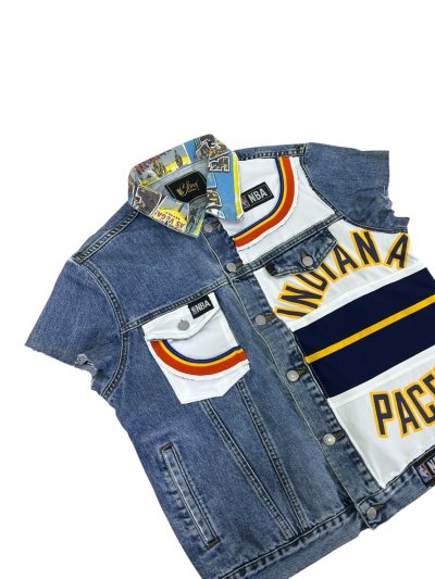 SCYTHE Denim Vest - INDIANA PACERS