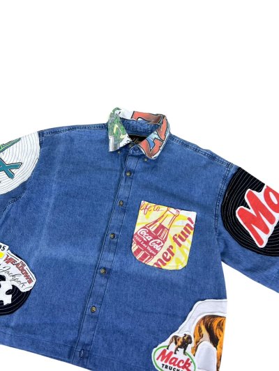 KATANA Boxy Crop Shirt - GALAXY