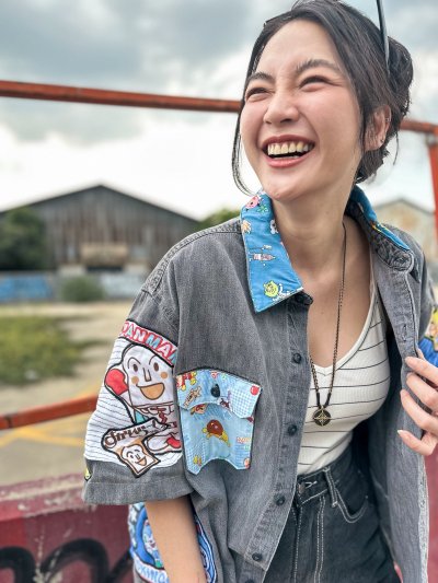 KATANA Boxy Crop Shirt - Anpan Man