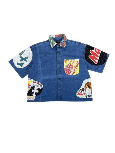 KATANA Boxy Crop Shirt - GALAXY