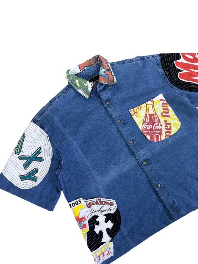 KATANA Boxy Crop Shirt - GALAXY