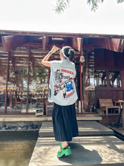 VIPER Sleeveless Denim Shirt - The GUITAR