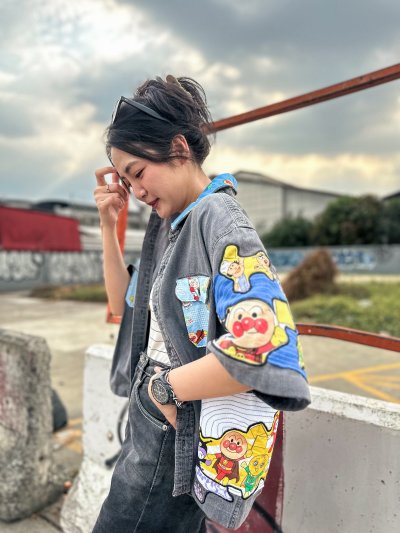 KATANA Boxy Crop Shirt - Anpan Man