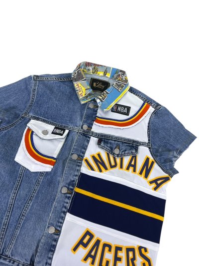 SCYTHE Denim Vest - INDIANA PACERS