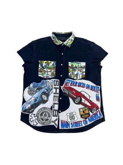 VIPER Sleeveless Denim Shirt - TukTuk Thailand