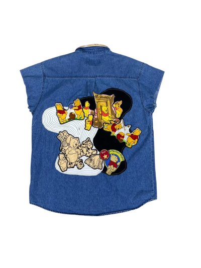 VIPER Sleeveless Denim Shirt - Pooh Halloween 2004