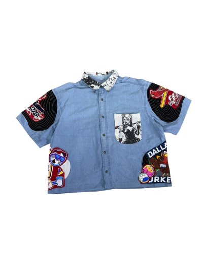 KATANA Boxy Crop Shirt - Tripple Bears