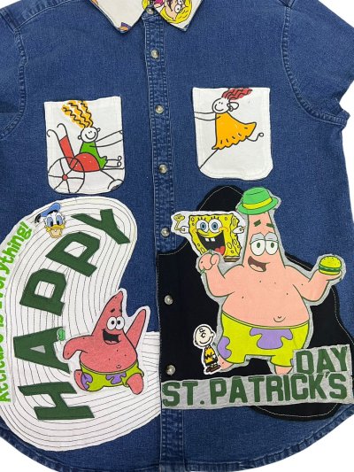 VIPER Sleeveless Denim Shirt - HAPPY DAY