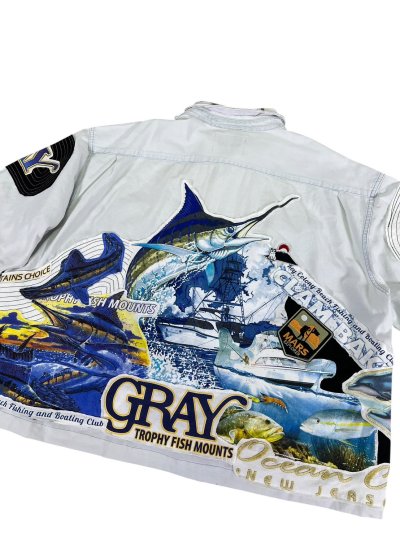 KATANA Boxy Crop Shirt - GRAY