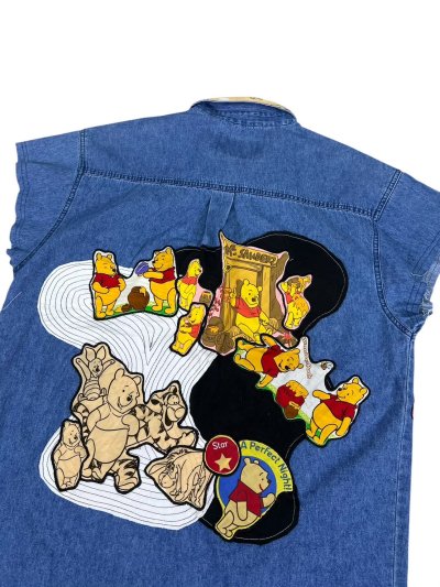 VIPER Sleeveless Denim Shirt - Pooh Halloween 2004