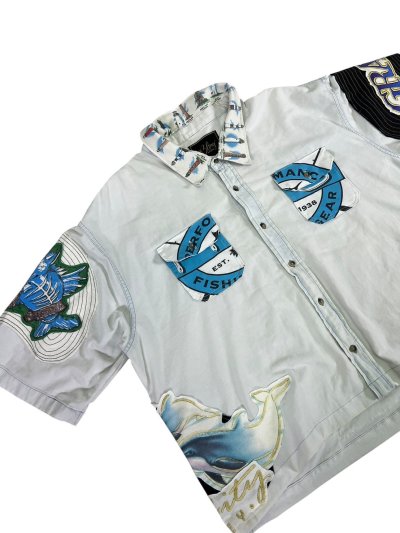 KATANA Boxy Crop Shirt - GRAY