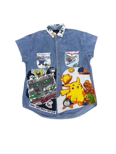 VIPER Sleeveless Denim Shirt - P*kemon