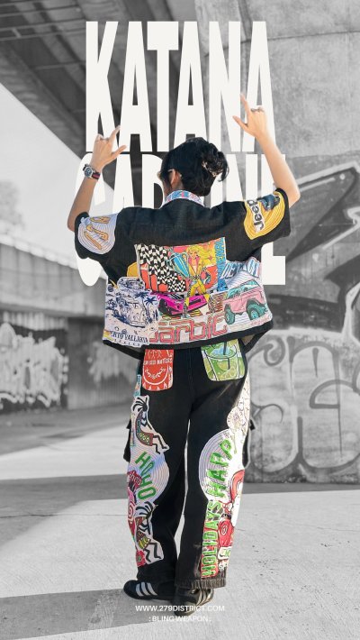 KATANA Boxy Crop Shirt - Jeep : Ford