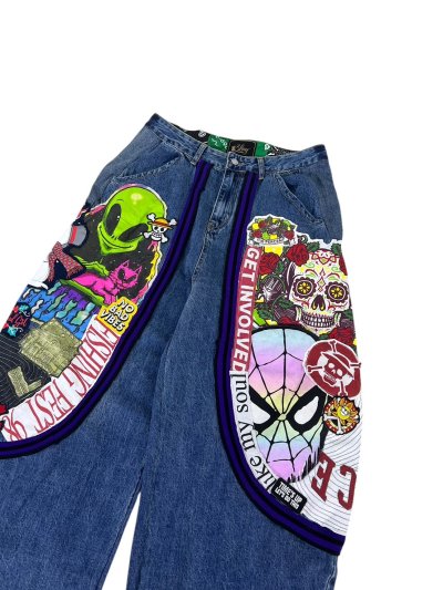 VECTOR Balloon Jeans - No Bad Vibes