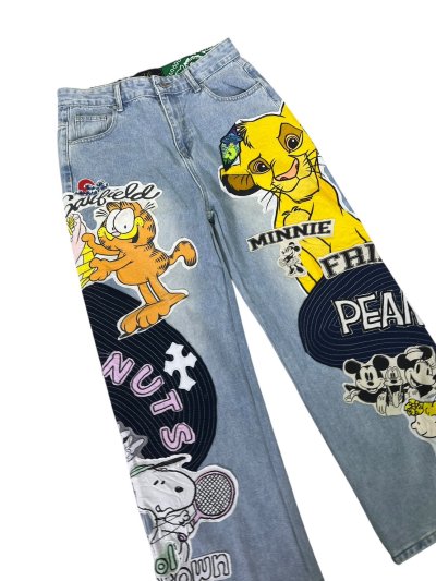 TRIGGER Pants - Garfield & Lion king