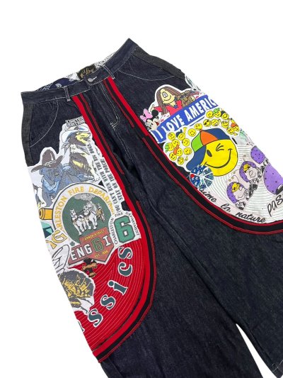 VECTOR Balloon Jeans - Smiley No.6