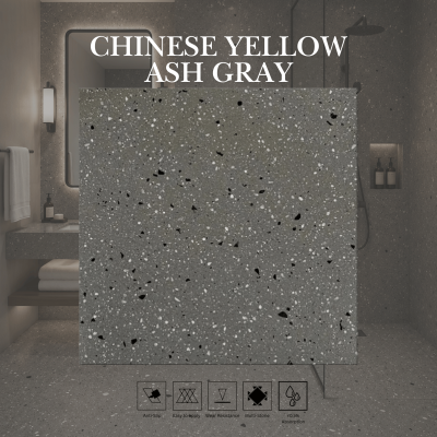 Chinese Yellow Ash Gray Terrazzo