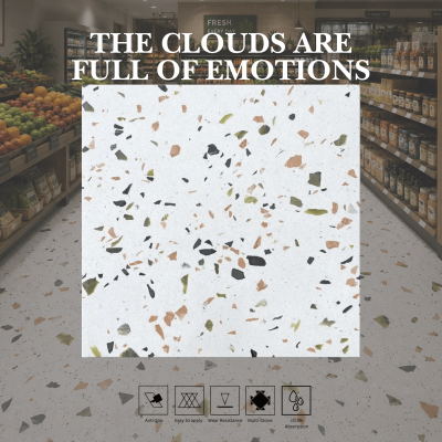 The Clouds are Full of Emotions Terrazzo