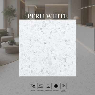 Peru White Terrazzo