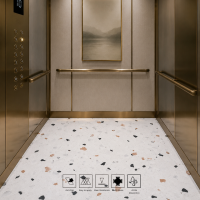 Yate White Terrazzo