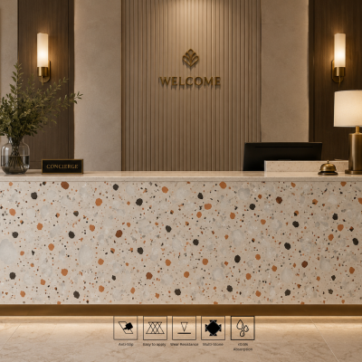 A Plain White Terrazzo