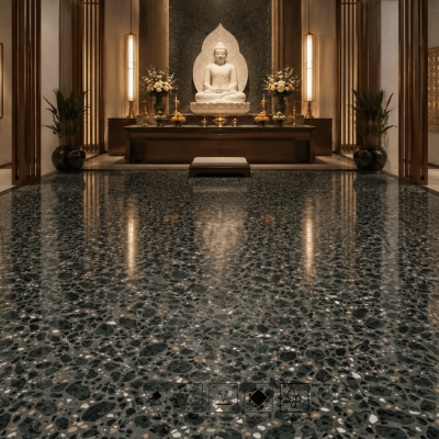 Indian Black Terrazzo