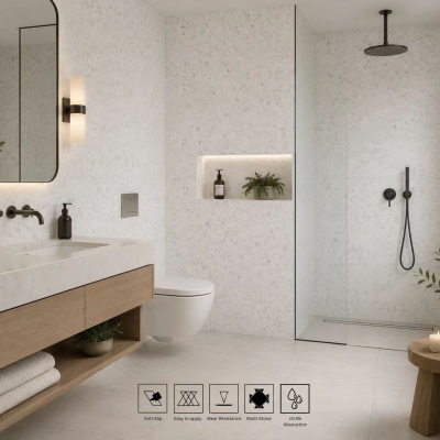 Hong Kong White Terrazzo