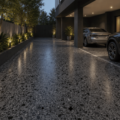 Ash Gray Terrazzo