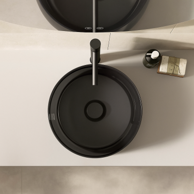 อ่างล้างหน้าเรซิ่นใสแบบวางบนเคาน์เตอร์ LumiBowl™ รุ่น RS-4514R