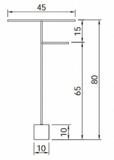 Free-standing Holder (Chrome)