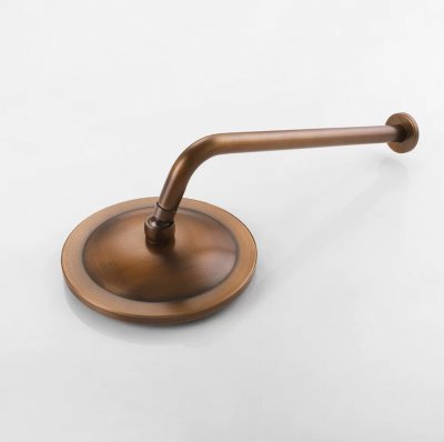 Wall-Mounted Shower Set + Antique Brass