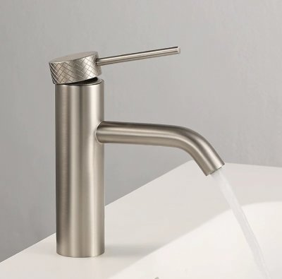 Basin Faucet + Nickel