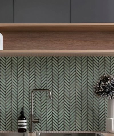 TCCT-03 herringbone Mosaic (Glossy) TCCT-03 herringbone Mosaic (Glossy)