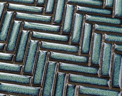 TCCT-04 herringbone Mosaic (Glossy) TCCT-04 herringbone Mosaic (Glossy)