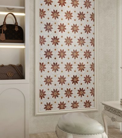 MF4 Floral Stone Mosaic