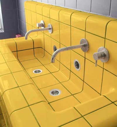 Sun Yellow Arc Brick Series (Glossy)