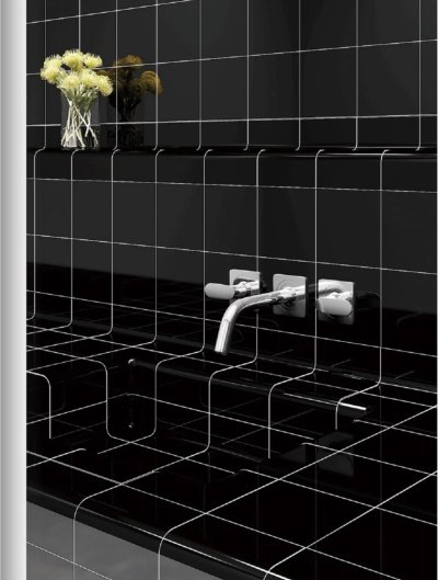 Piano Black Arc Brick Series (Glossy)