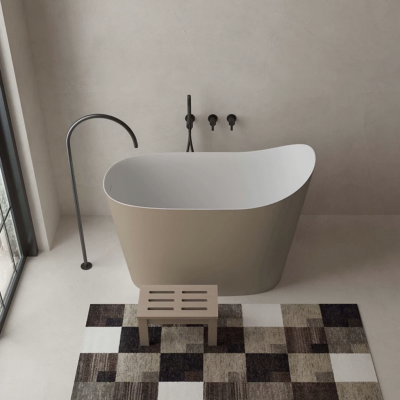 อ่างอาบน้ำหินสังเคราะห์ขนาดกะทัดรัด MiniStone™ สีคาปูชิโน่ รุ่น BT-1100NC