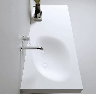 อ่างล้างหน้าหินสังเคราะห์แบบแขวนผนัง SlimStone™ รุ่น WB-1460SS