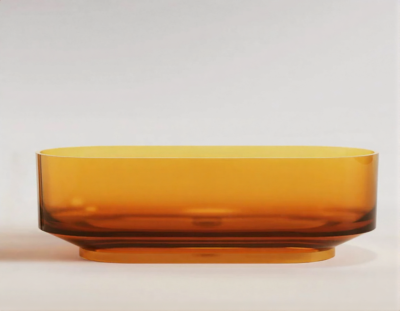 CrystalWave™ อ่างอาบน้ำเรซินใสทรงตั้งพื้น รุ่น CR-17075