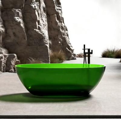 K-8828 LumiSculpt™ Crystal Clear Oval Soaking Tub