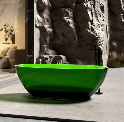 K-8828 LumiSculpt™ Crystal Clear Oval Soaking Tub