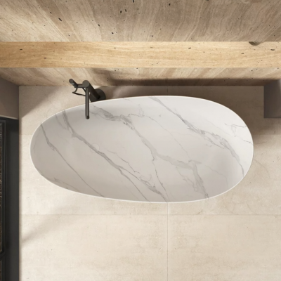 Nicoline™ MarbleStone Freestanding Bathtub