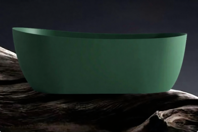 AeroStone™ อ่างอาบน้ำหินสังเคราะห์ทรงวงรีแบบตั้งพื้น รุ่นดีพโซก